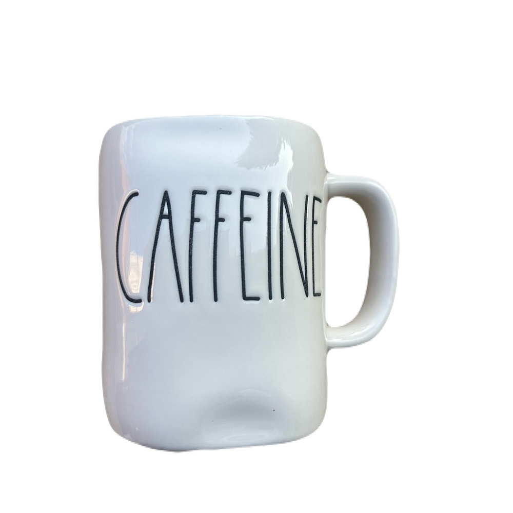 Rae Dunn Artisan Collection Ceramic "Caffeine" Mug Dining